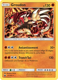 Groudon 81/168 — Celestial Storm