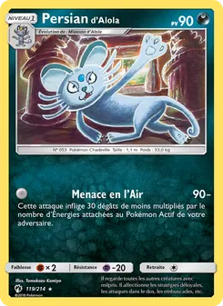 Persian d’Alola 119/214 — Lost Thunder