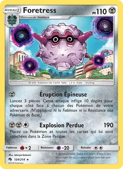 Foretress 124/214 — Lost Thunder