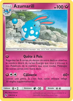 Azumarill 136/214 — Lost Thunder