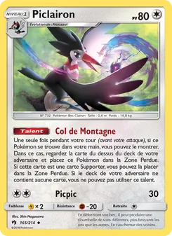 Piclairon 165/214 — Lost Thunder