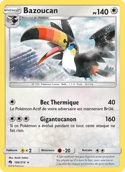 Bazoucan 166/214 — Lost Thunder