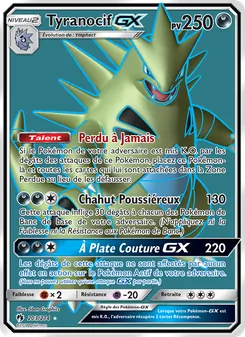 Tyranocif GX 203/214 — Lost Thunder
