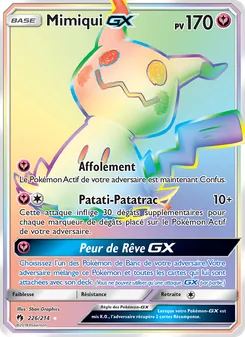 Mimiqui GX 226/214 — Lost Thunder