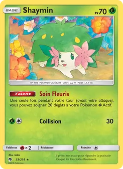 Shaymin 33/214 — Lost Thunder