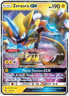Zeraora GX 86/214 — Lost Thunder