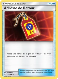 Adresse de Retour 153/181 — Team Up