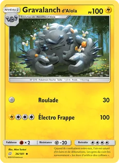 Gravalanch d’Alola 36/181 — Team Up