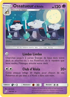Ossatueur d’Alola 64/181 — Team Up