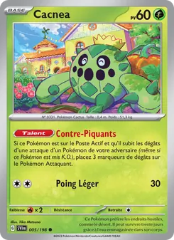 Cacnea 005/198 — Scarlet & Violet
