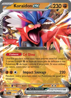 Koraidon-ex 125/198 — Scarlet & Violet