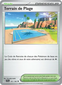 Terrain de Plage 167/198 — Scarlet & Violet