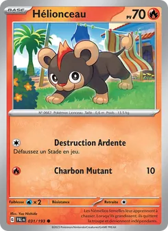 Hélionceau 031/193 — Paldea Evolved