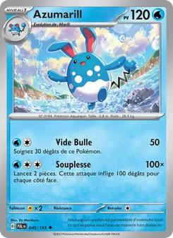 Azumarill 045/193 — Paldea Evolved