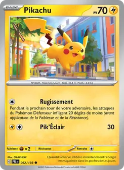 Pikachu 062/193 — Paldea Evolved