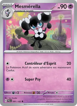 Mesmérella 091/193 — Paldea Evolved
