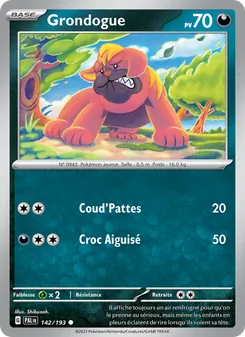 Grondogue 142/193 — Paldea Evolved