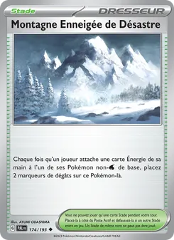 Montagne Enneigée de Désastre 174/193 — Paldea Evolved