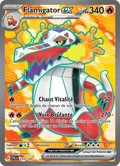 Flâmigator-ex 233/193 — Paldea Evolved