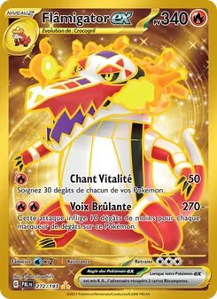 Flâmigator-ex 272/193 — Paldea Evolved