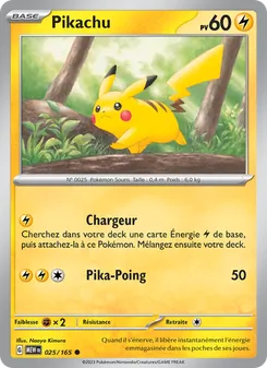 Pikachu 025/165 — 151