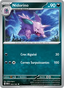 Nidorino 033/165 — 151