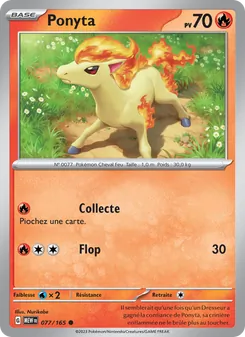 Ponyta 077/165 — 151