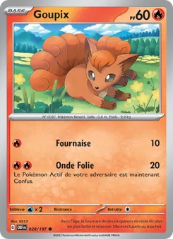 Goupix 028/197 — Obsidian Flames