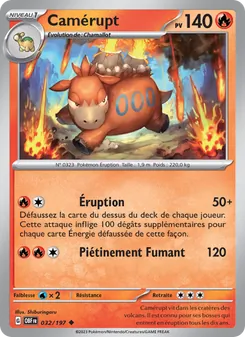 Camérupt 032/197 — Obsidian Flames