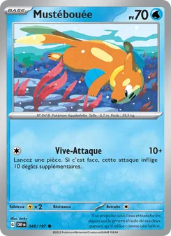 Mustébouée 048/197 — Obsidian Flames