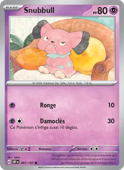 Snubbull 087/197 — Obsidian Flames