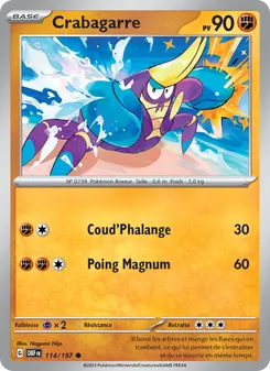 Crabagarre 114/197 — Obsidian Flames