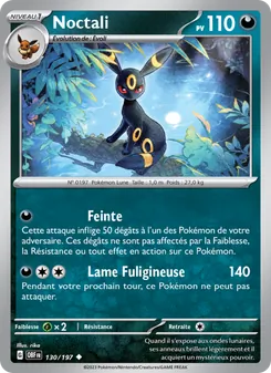 Noctali 130/197 — Obsidian Flames / Paldea Evolved