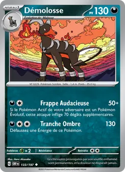 Démolosse 133/197 — Obsidian Flames / Paldea Evolved