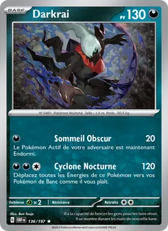 Darkrai 136/197 — Obsidian Flames / Paldea Evolved