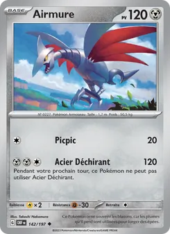 Airmure 142/197 — Obsidian Flames