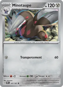 Minotaupe 147/197 — Obsidian Flames
