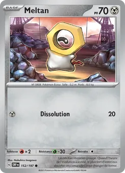 Meltan 152/197 — Obsidian Flames