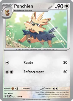 Ponchien 171/197 — Obsidian Flames
