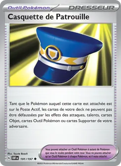 Casquette de Patrouille 191/197 — Obsidian Flames