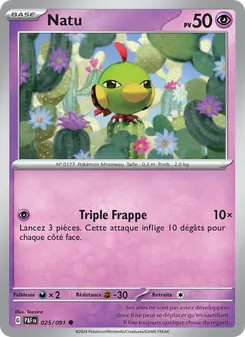 Natu 025/091 — Paldean Fates / SVP Black Star Promos