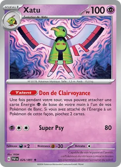 Xatu 026/091 — Paldean Fates / SVP Black Star Promos