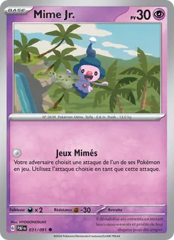 Mime Jr. 031/091 — Paldean Fates / SVP Black Star Promos