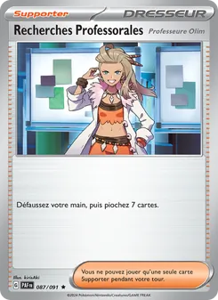 Recherches Professorales 087/091 — Paldean Fates / SVP Black Star Promos