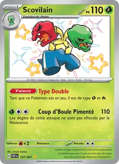 Scovilain 107/091 — Paldean Fates / SVP Black Star Promos