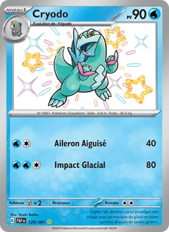 Cryodo 129/091 — Paldean Fates / SVP Black Star Promos