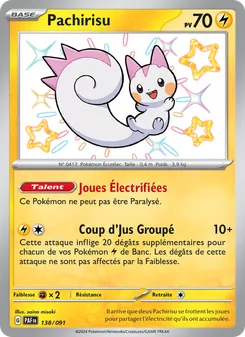 Pachirisu 138/091 — Paldean Fates / SVP Black Star Promos