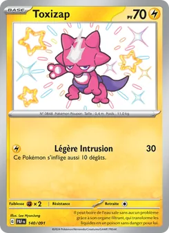 Toxizap 140/091 — Paldean Fates / SVP Black Star Promos