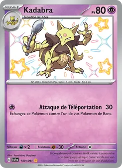 Kadabra 149/091 — Paldean Fates / SVP Black Star Promos