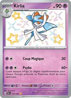 Kirlia 154/091 — Paldean Fates / SVP Black Star Promos
